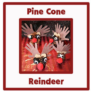 Pine Cone Reindeer